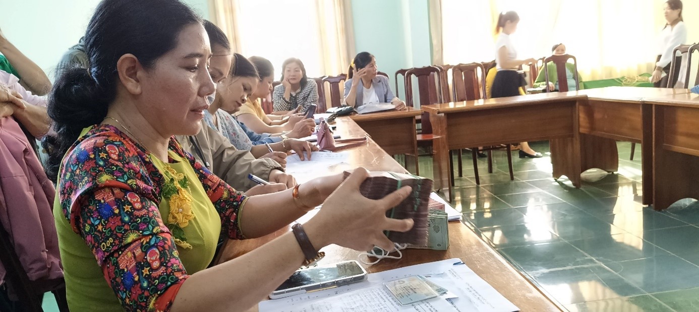 Ngồn vốn ủy thác, tín chấp từ Ngân hàng chính sách xã hội do Hội liên hiệp phụ nữ huyện Ea H’Leo quản lý dư nợ gần 197,9 tỷ đồng